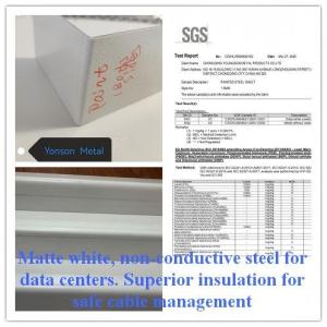 Insulated Pre-coated Cable Tray Material / Dielectric Powder Color Coated Steel Sheet