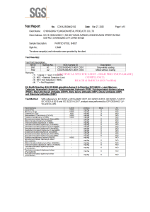 RoHS 2.0 & REACH Heavy-Metal-Free Compliance Certificate for color coated steel