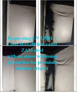 High-Performance Fire-Retardant VCM Laminated Steel Sheets