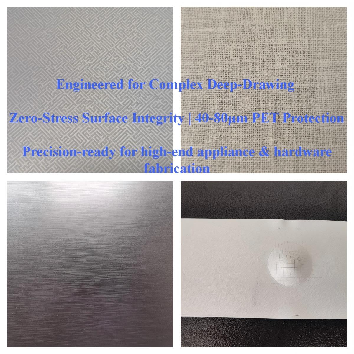 Precision deep drawing PET laminated steel appliance parts