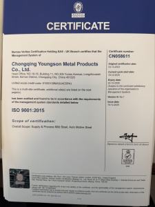 BV ISO9001:2015