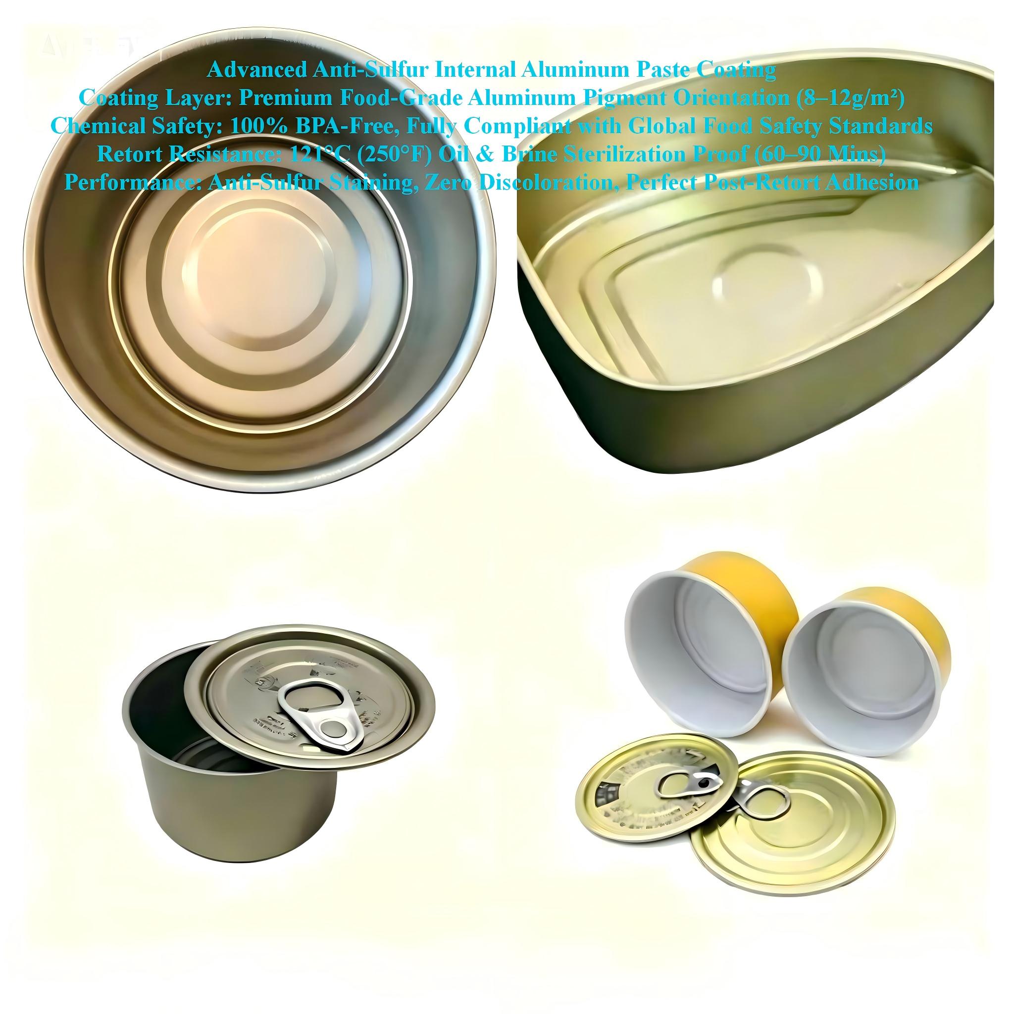 Anti-sulfur internal coating sample