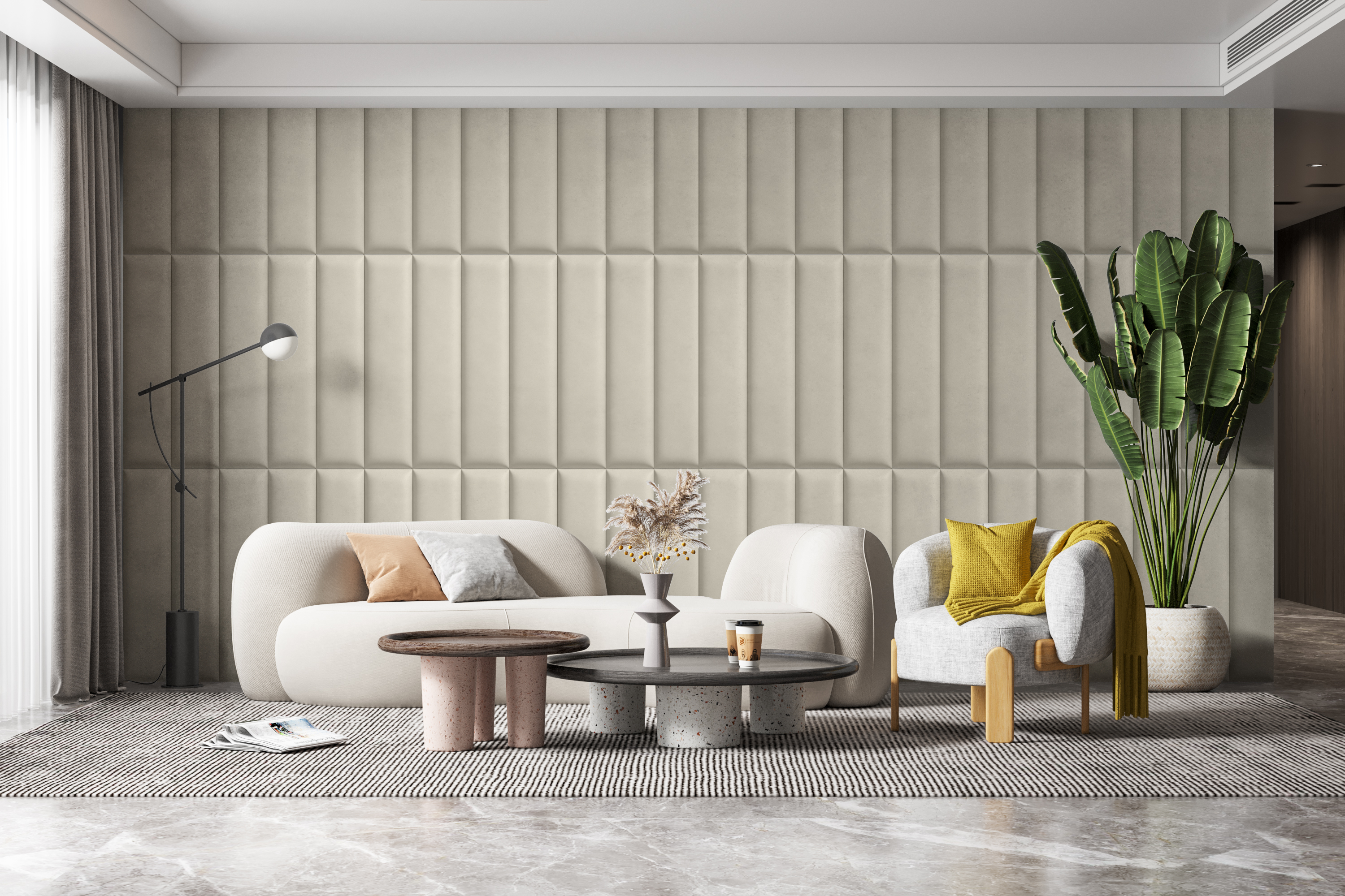 SXP-SELF-ADHESIVE PU LEATHER&VELVET WALL STICKER
