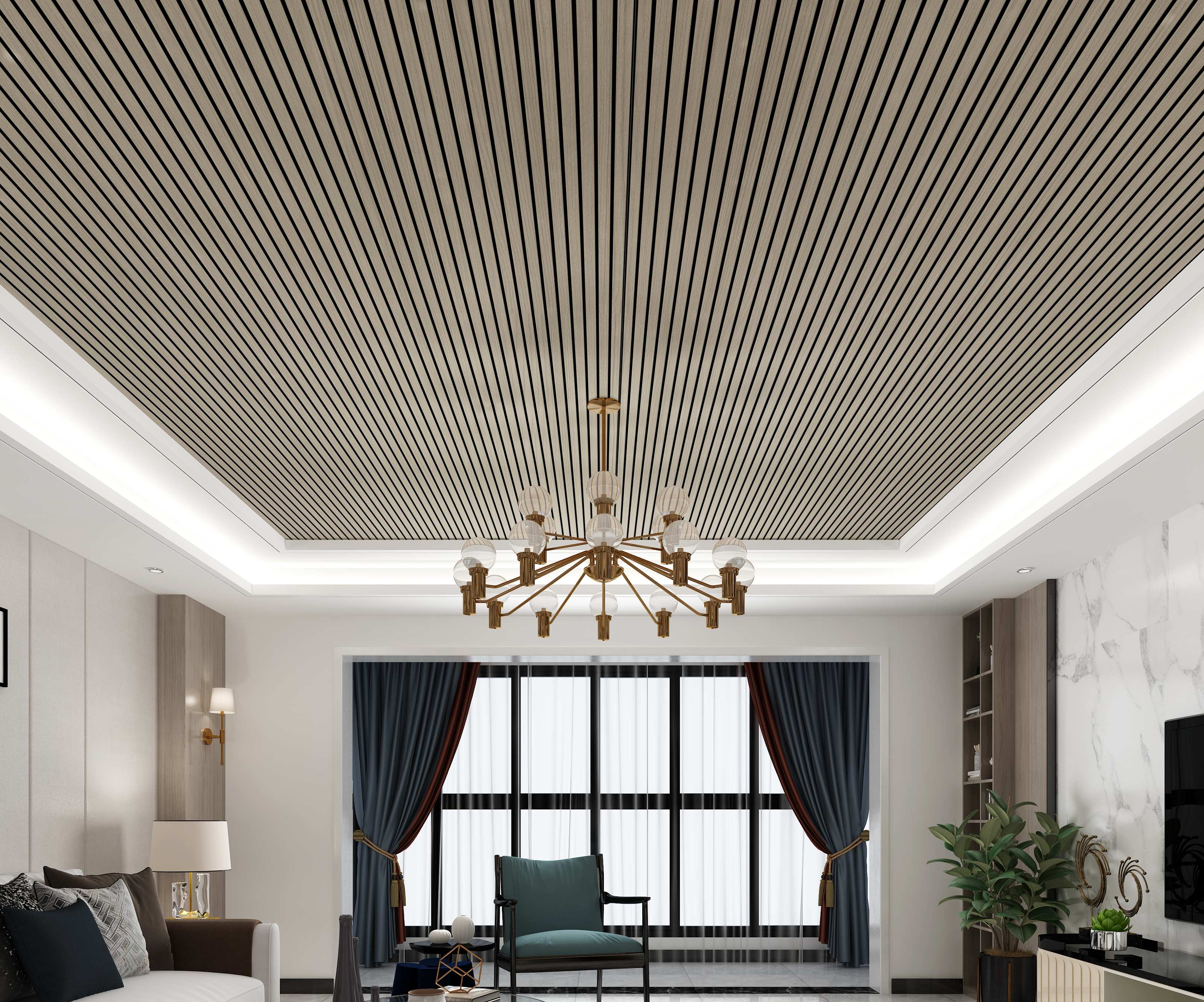 SELF-ADHESINE KC 3D GRILLE WALL STICKER