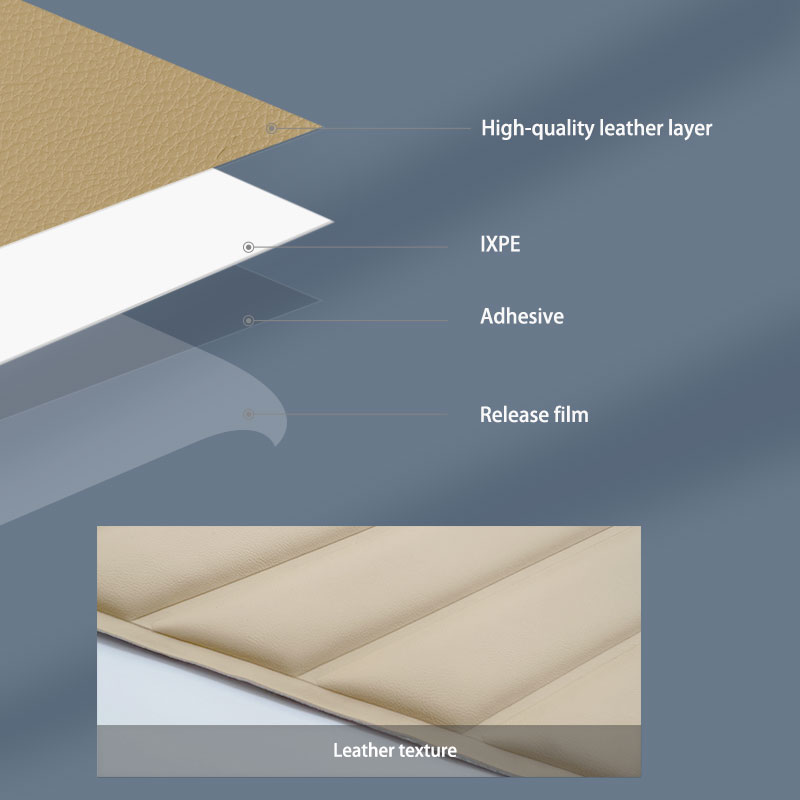 SXP-SELF-ADHESIVE PU LEATHER&VELVET WALL STICKER