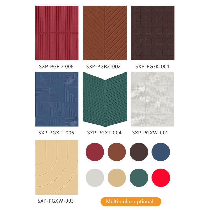 SXP-SELF-ADHESIVE PU LEATHER&VELVET WALL STICKER