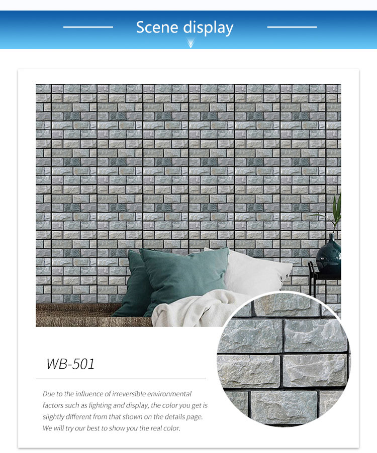 PVC wall panel 50x50cm installation