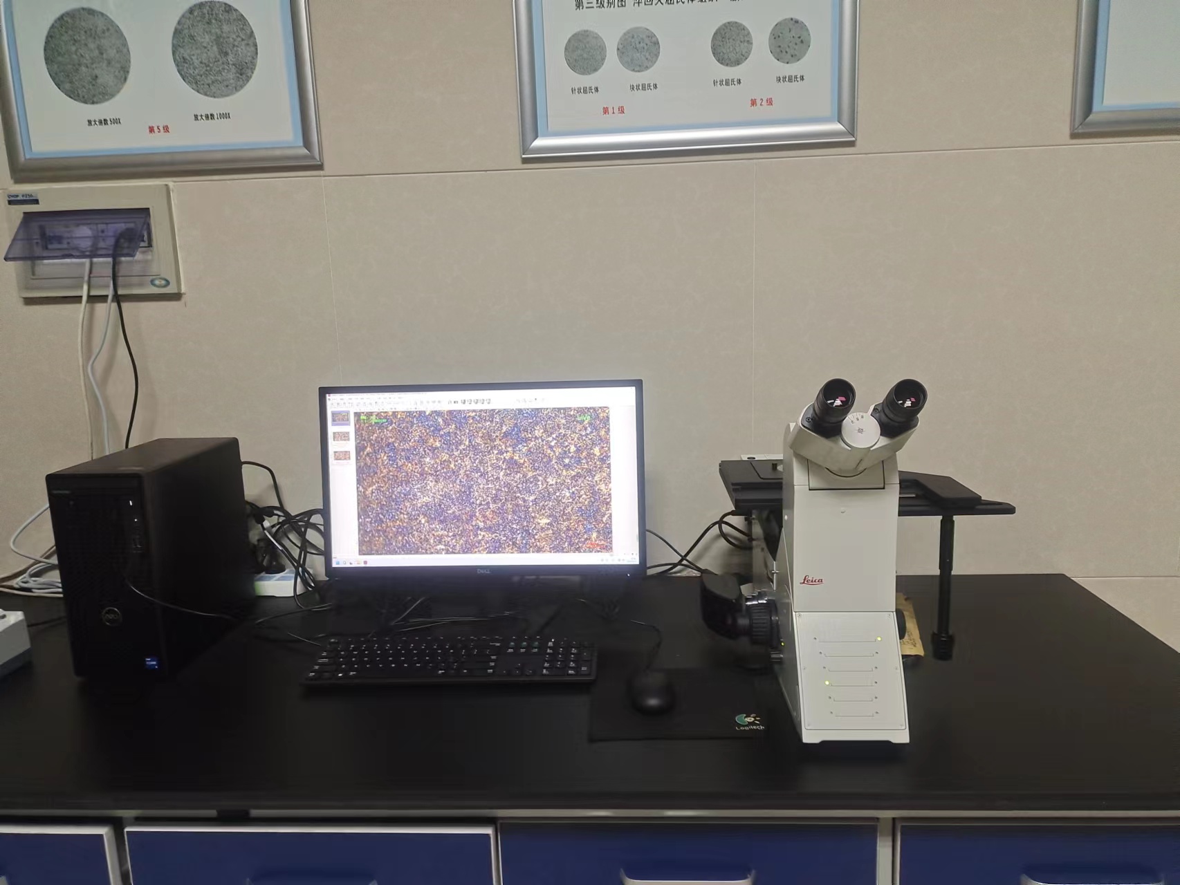 Polymer microscope used for raw material inspection
