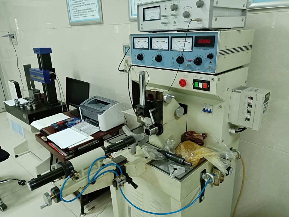 BVT testing machine verifying ball and bearing quality before shipment