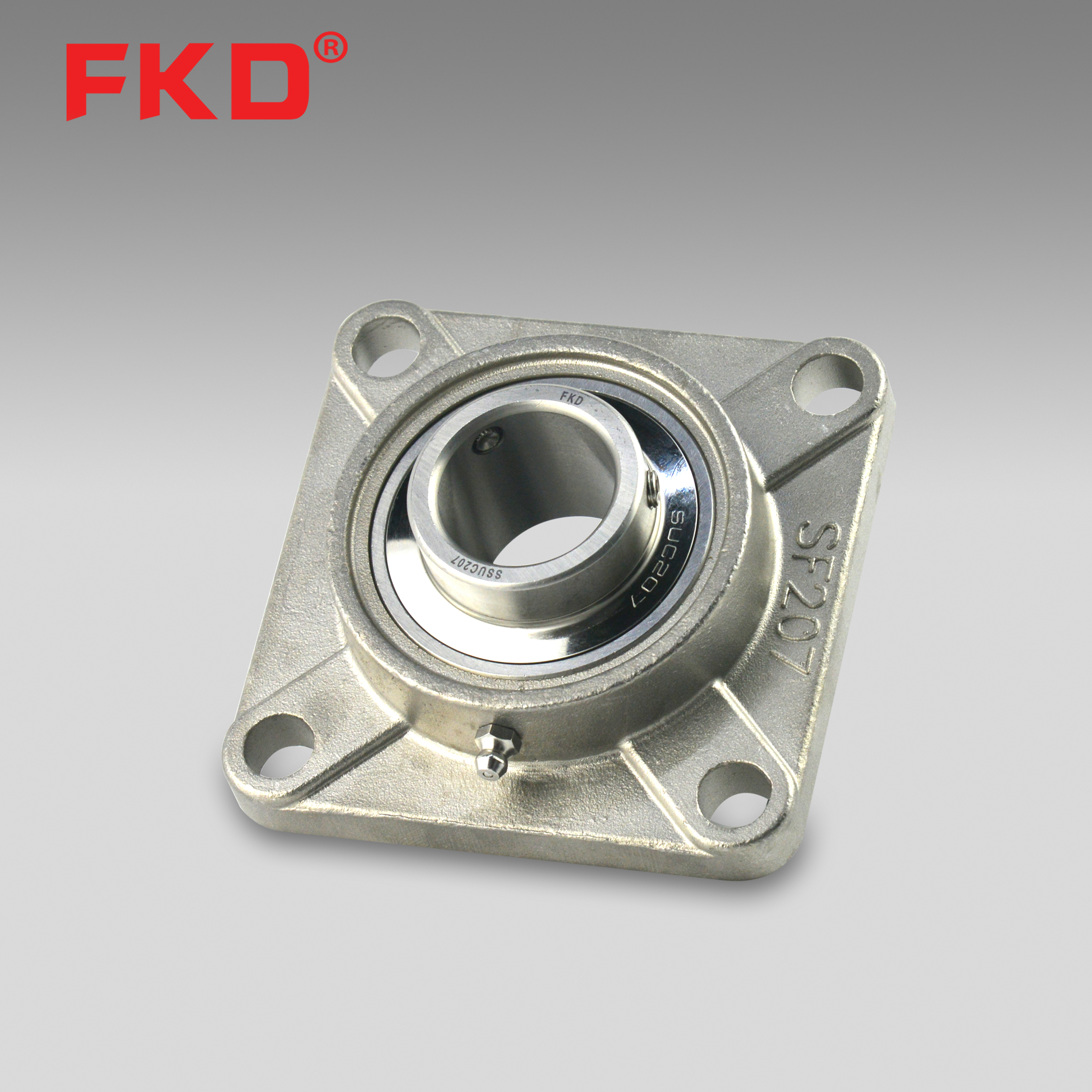 Stainless steel bearings and stainless steel bearing housings