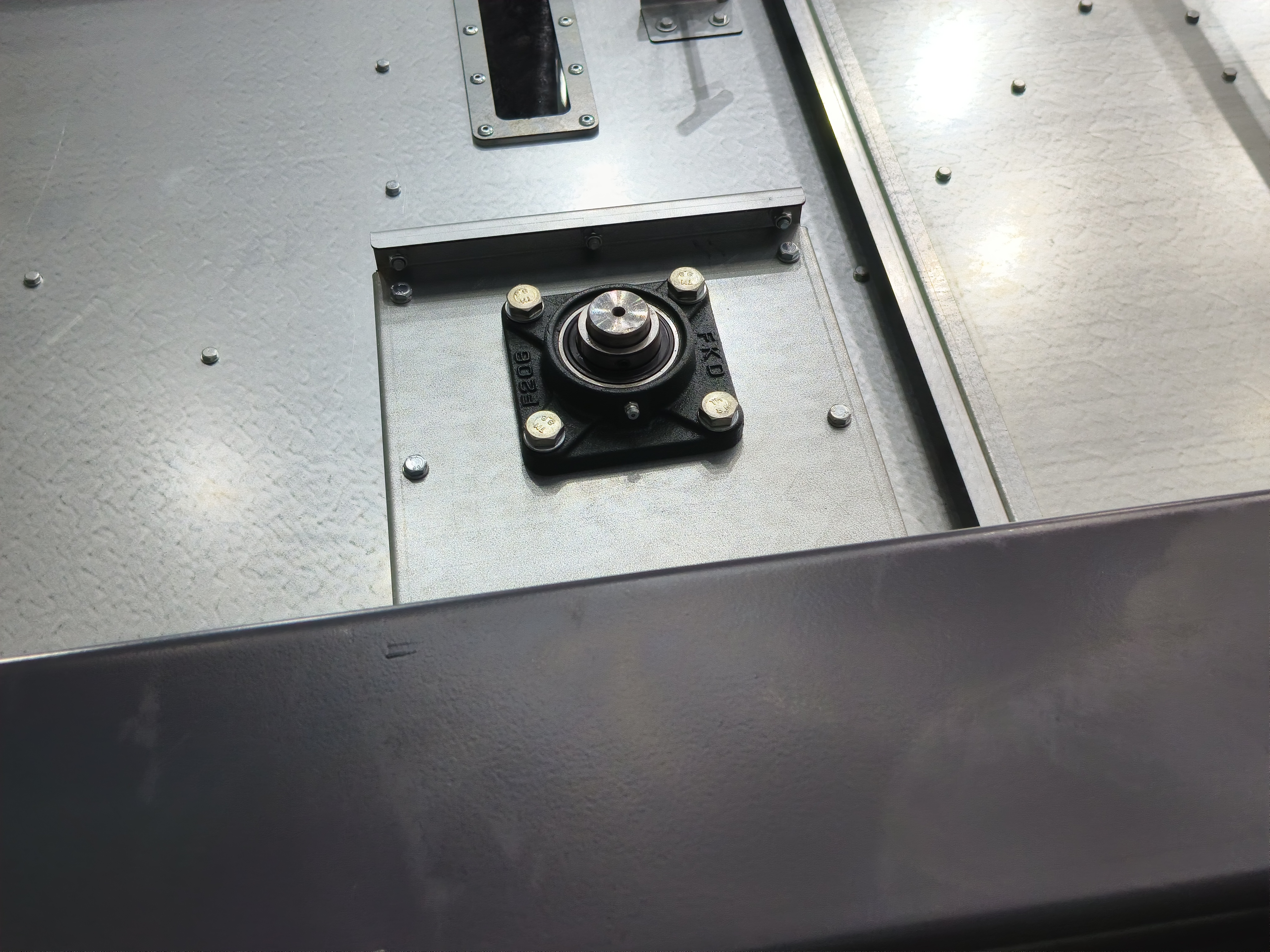 FKD pillow block bearing units installed on industrial machinery