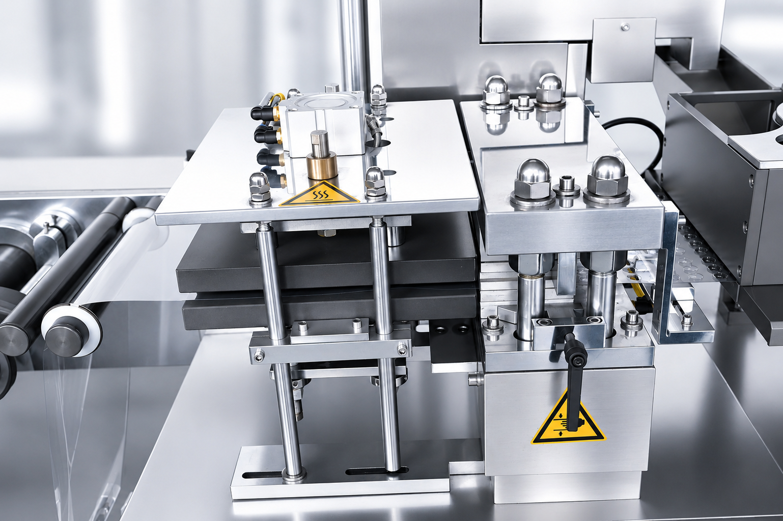 High-precision platen forming station of DPP260T1 blister packaging machine