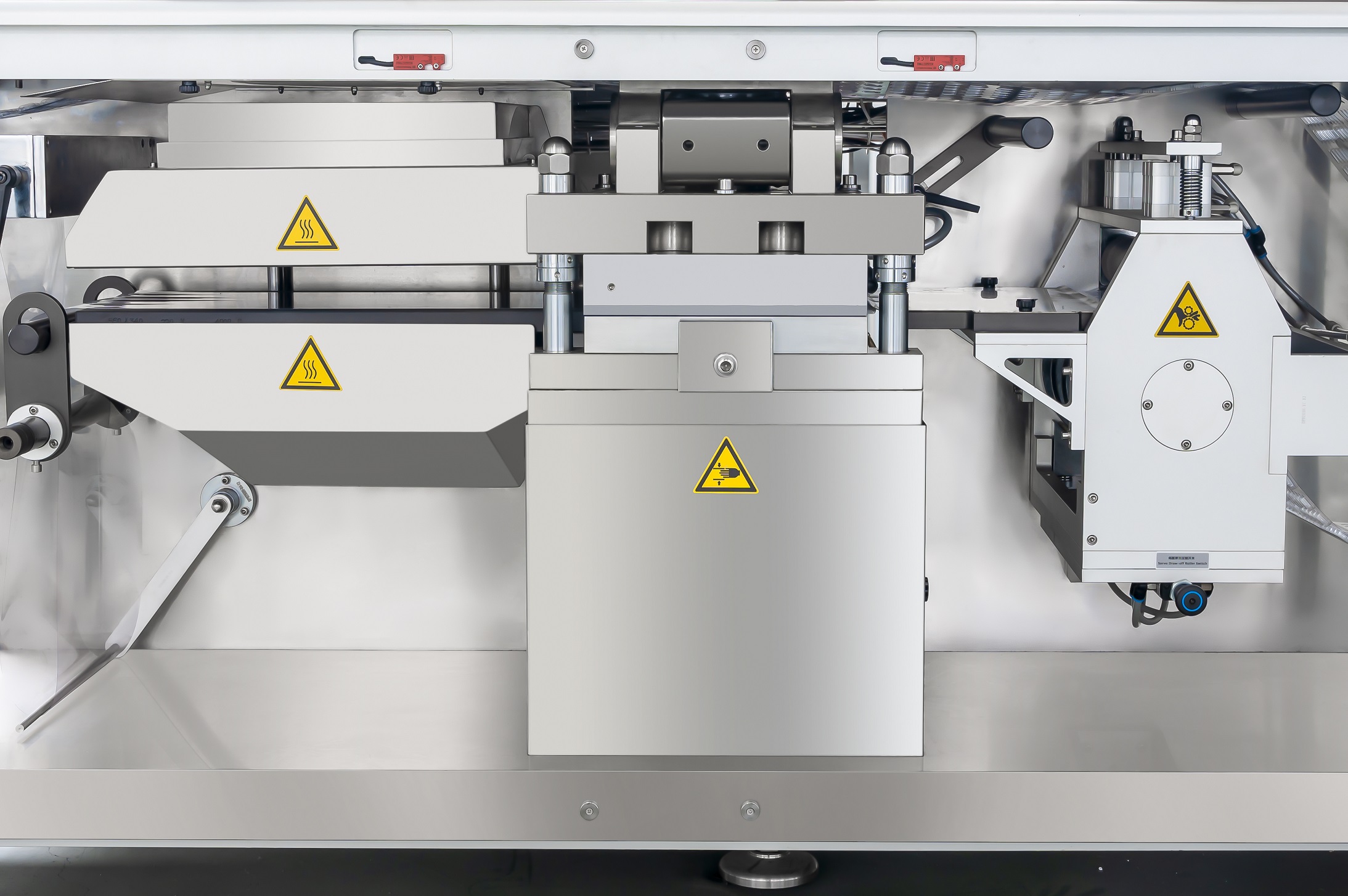 DPH320HII rotary blister packaging machine dual-servo forming station with PID-controlled PVC preheating for Alu-PVC and Alu-Alu pharmaceutical blister packaging