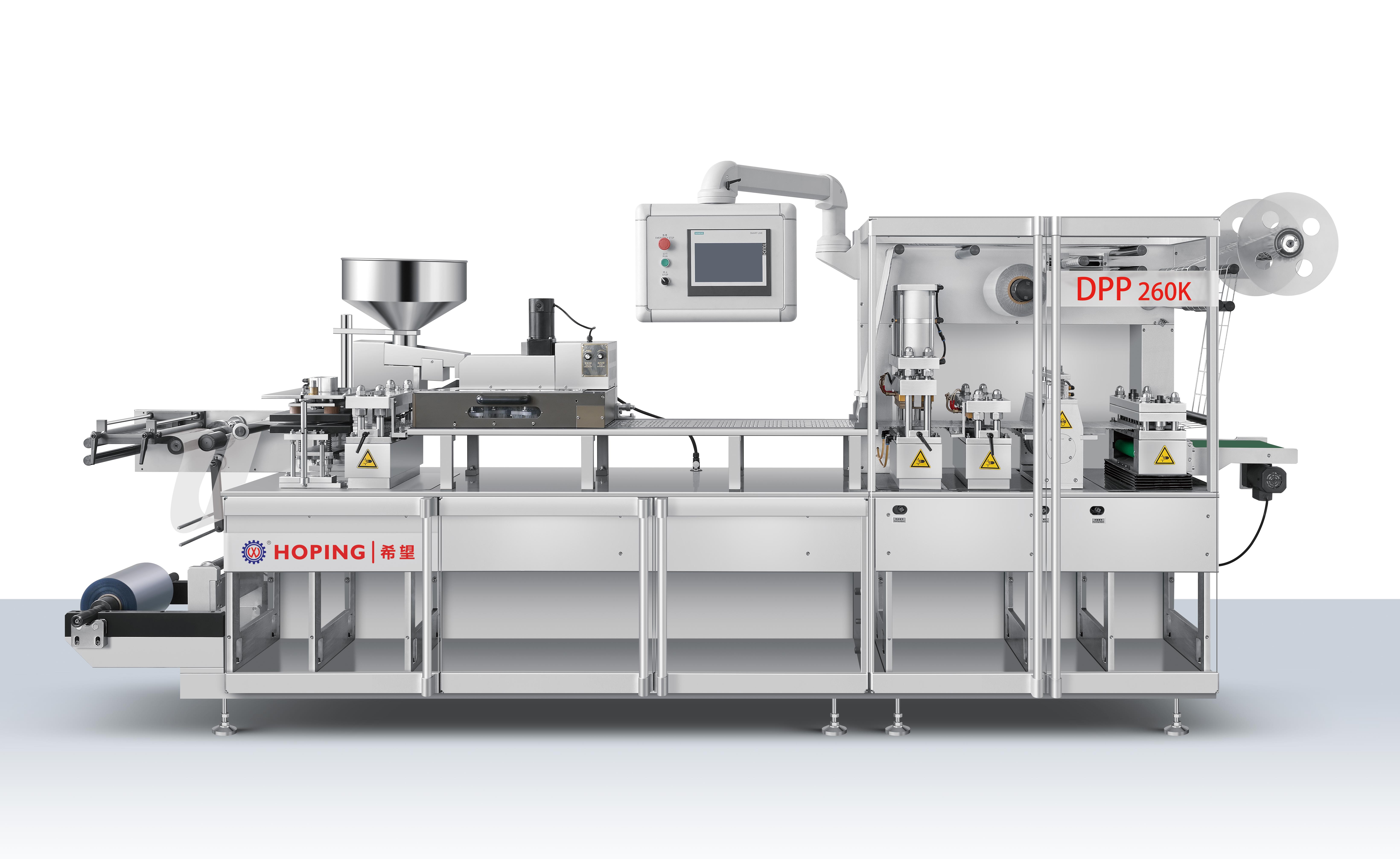 DPP260K flat blister packing machine