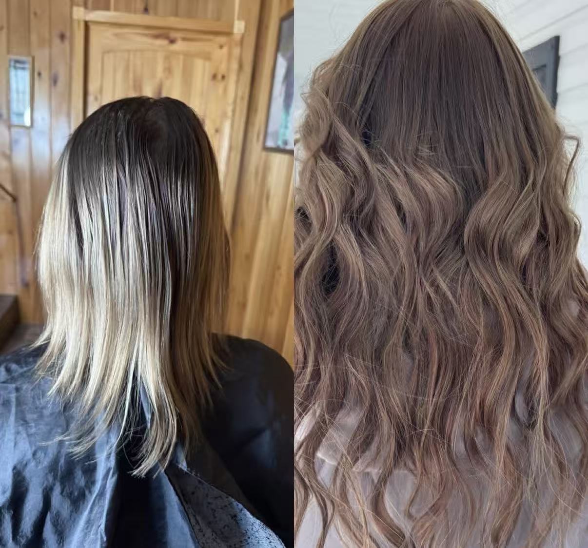 Genius weft hair extension compared with remy hair from multiple donors