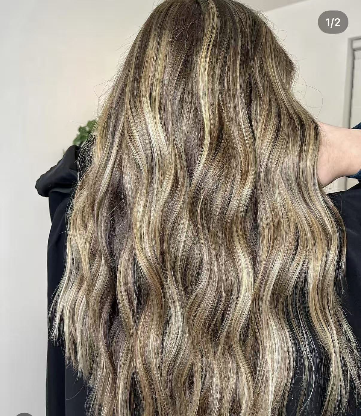 Salon application of genius weft for alopecia client