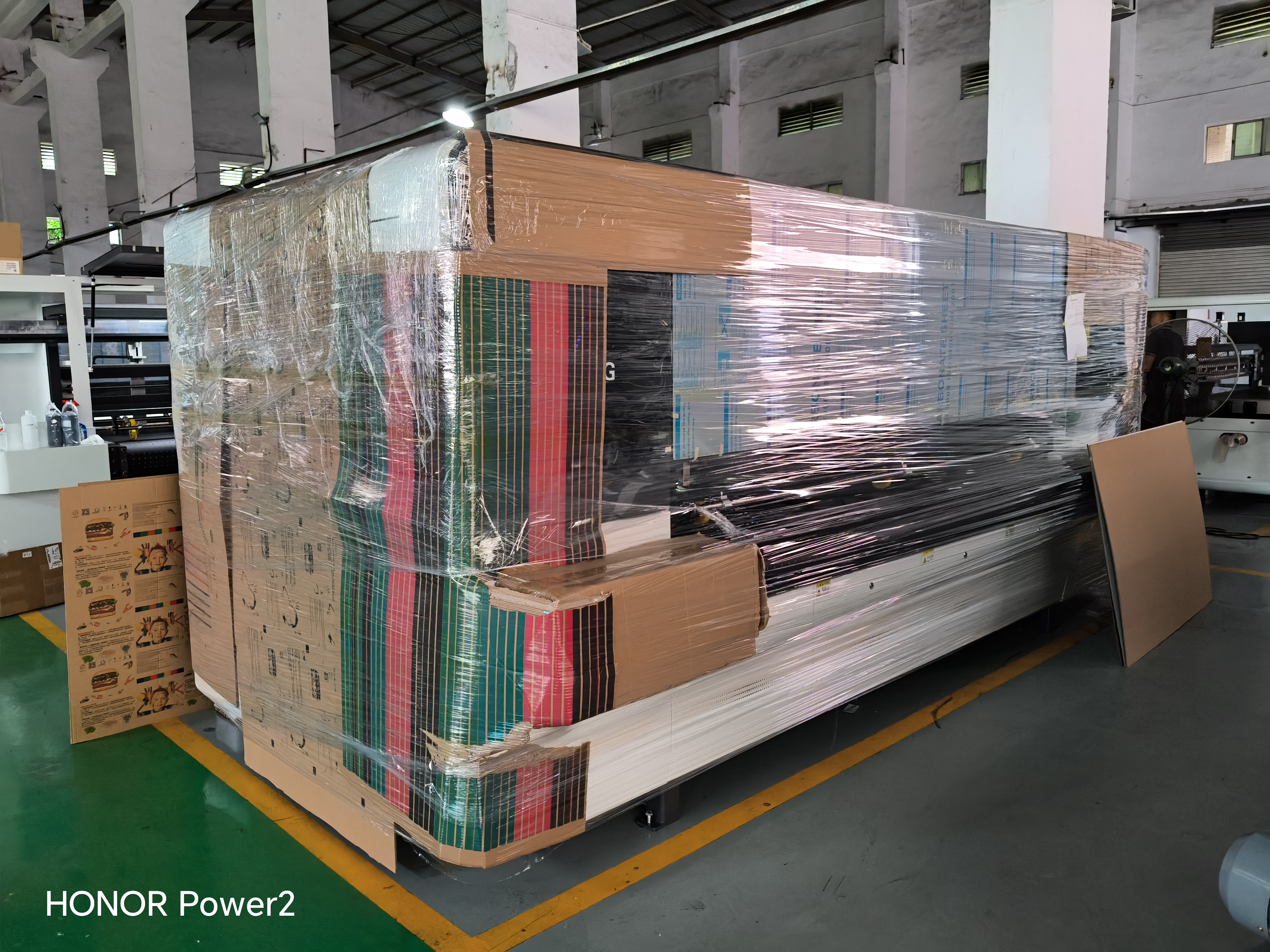 Packed GOKING digital printing machine ready for shipment to Yantian Port