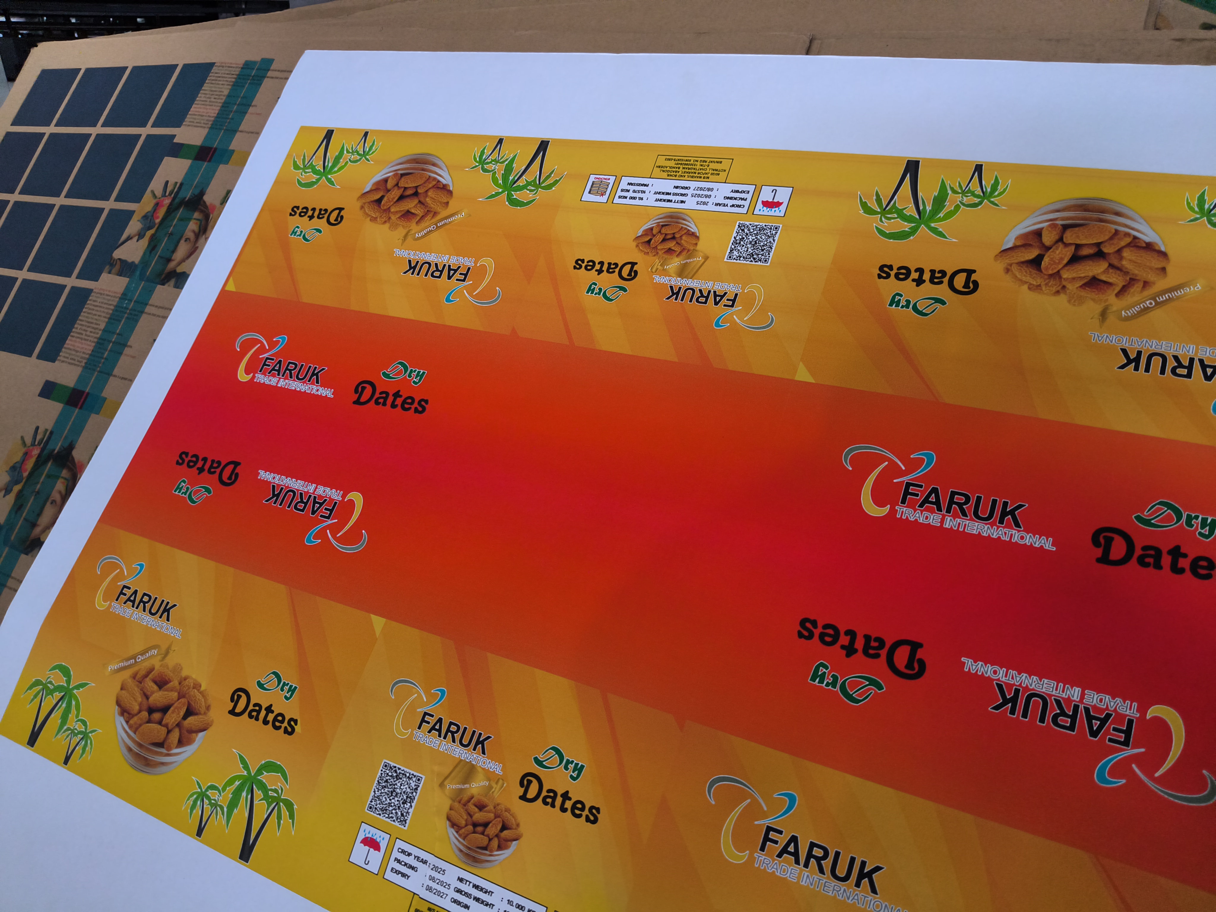 High-quality printed samples from GOKING digital printer