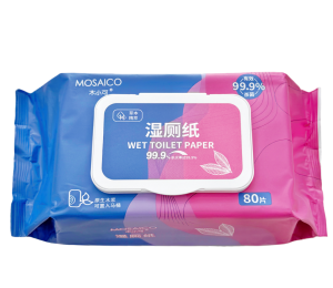 Wet toilet paper
