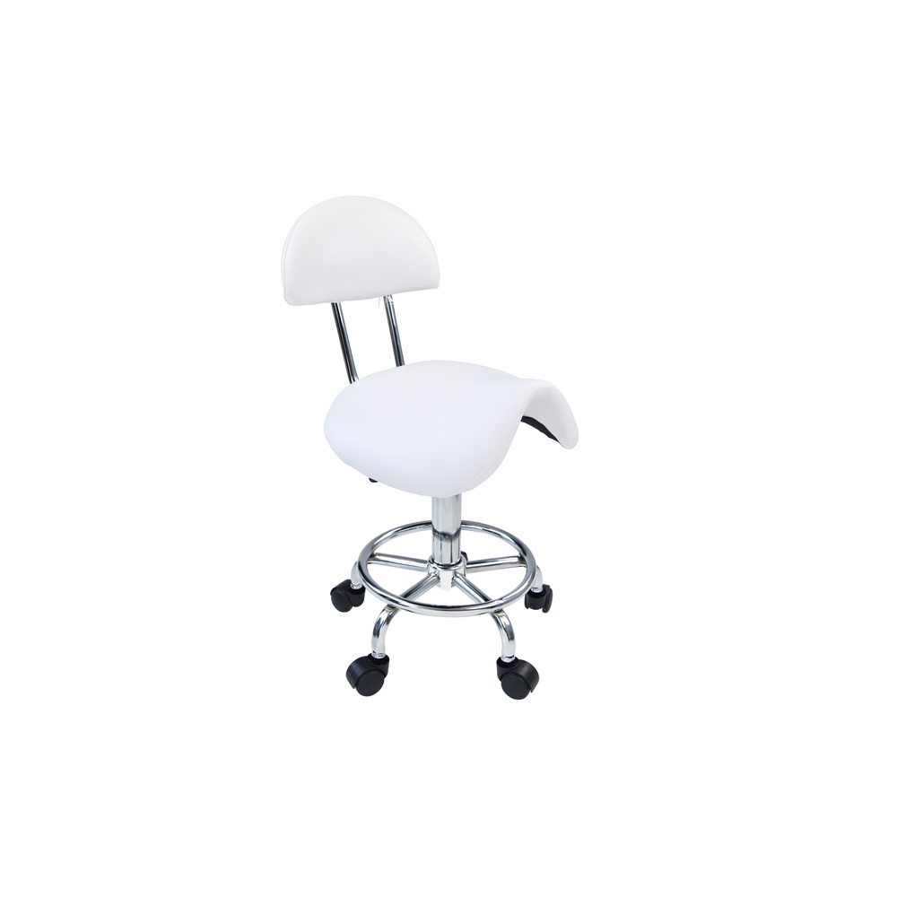 HZ6001DW compact beauty salon chair PU leather high-density sponge and iron frame detail