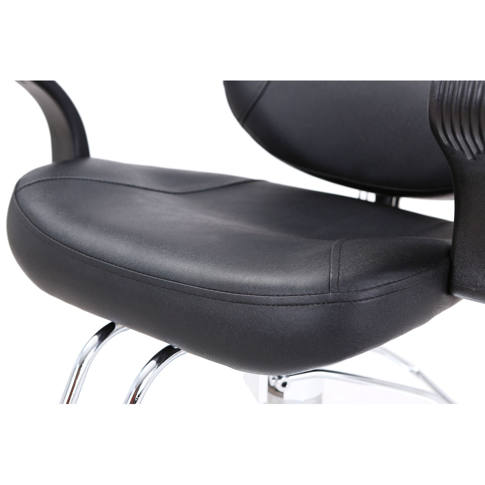 Barber chair HZ8801 with vintage design, front view