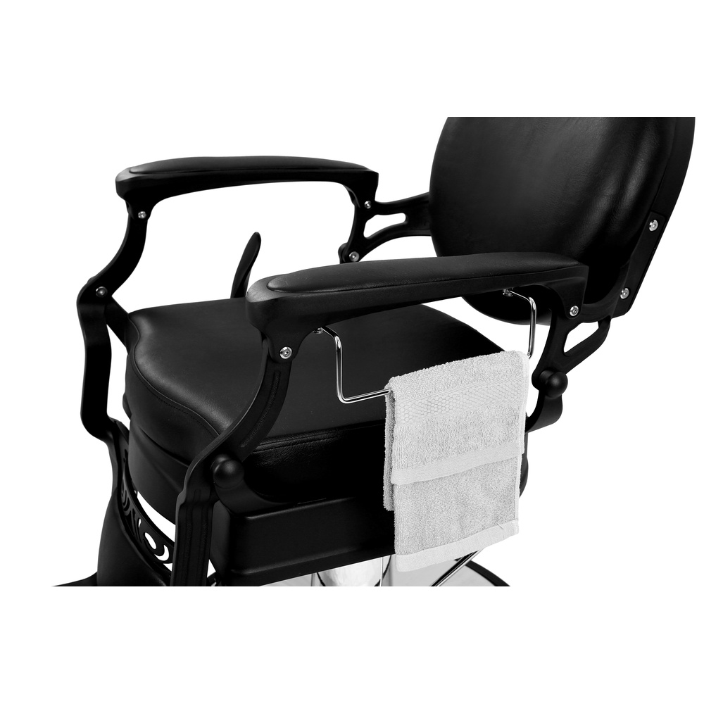 Retro reclining barber chair HZ8799YF with classic profile and modern materials