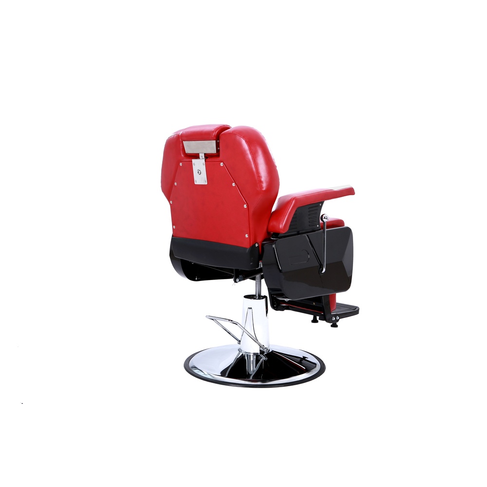 Barber chair HZ8702CRD with PU leather upholstery in spa setting