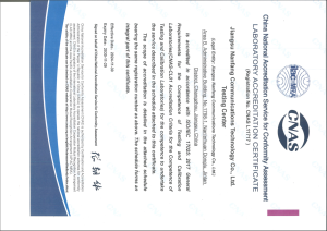 LABORATORY ACCREDITATION CERTIFICATE