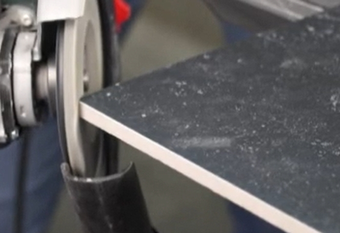 Diamond flap disc grinding application