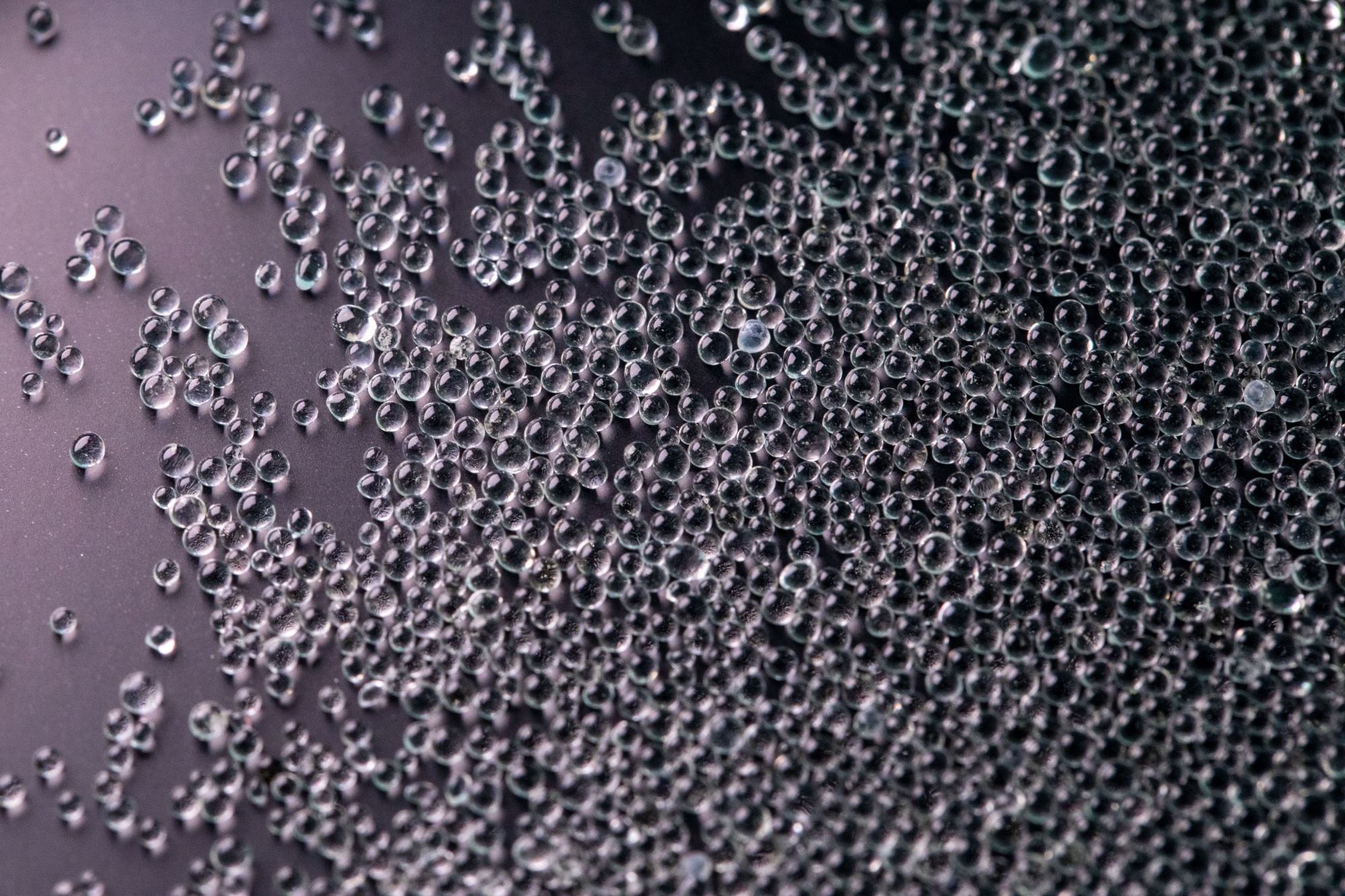 D-plus glass beads for decorative and road marking use