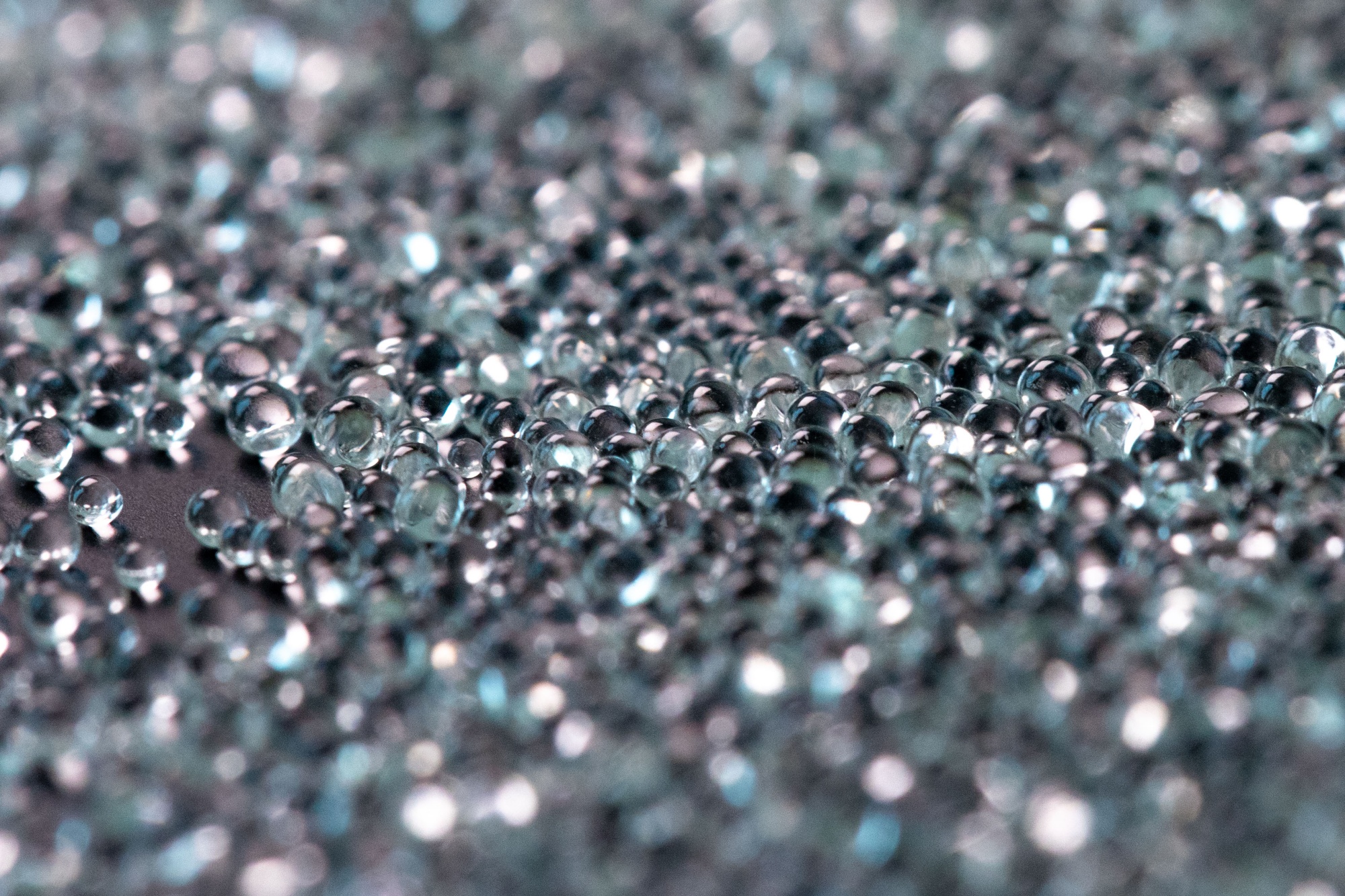 Pool Glass Beads in Pool Surface