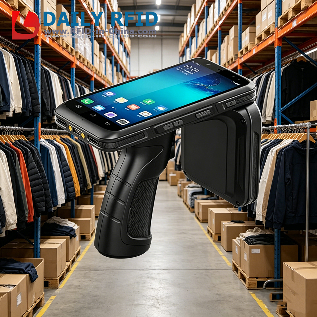 DL1280 Industrial PDA UHFHFLF Handheld Reader (4)<p class=
