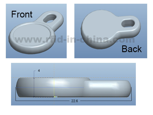 Jewel RFID Hanging Tag - 2<p class=