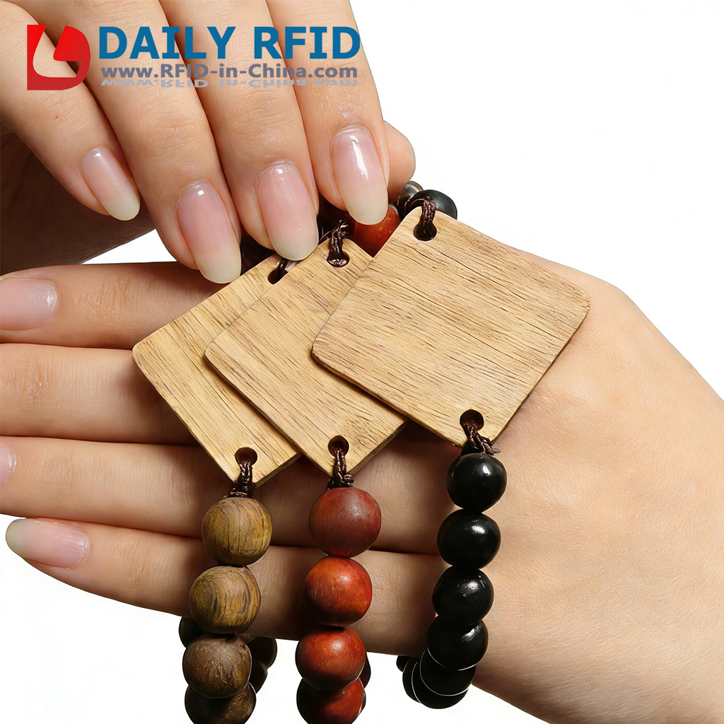 Eco-Friendly Wearable RFID Wooden Wristband - 1 (3)<p class=