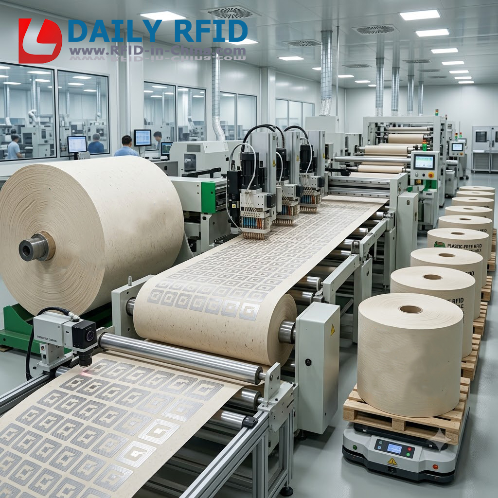 Plastic-Free Zero-PET Green RFID Inlay-5<p class=