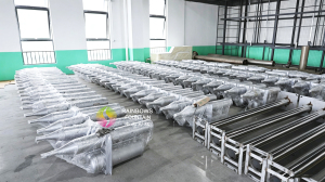 Fountain Equipment Ready for Shipment
Custom fountain equipment is organized and packed in the shipping area before international delivery. Every shipment is labeled, inspected, and protected to ensure safe transportation to project sites worldwide.