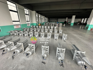  Stainless Steel Fountain Nozzle Units  
High-quality stainless steel fountain nozzles units with a polished finish, designed for stable water effects and excellent corrosion resistance. Every nozzle is customized to match the artistic and technical requirements of the fountain project.