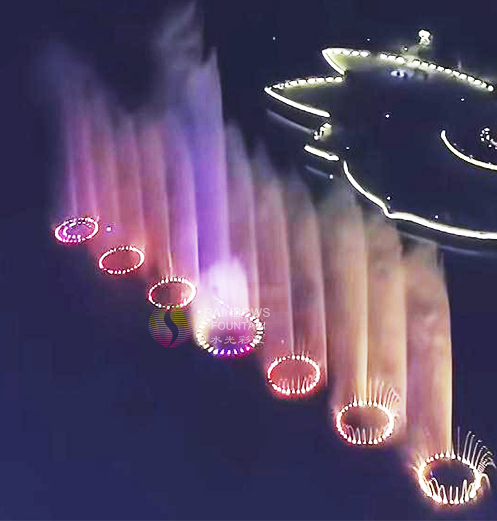 Lake Floating Musical Dancing Fountain
A lake floating musical dancing fountain installed on a modular floating platform for natural or artificial lakes. High-powered water jets, programmable lighting, and synchronized music create spectacular large-scale water shows for waterfront landmarks and tourism projects.