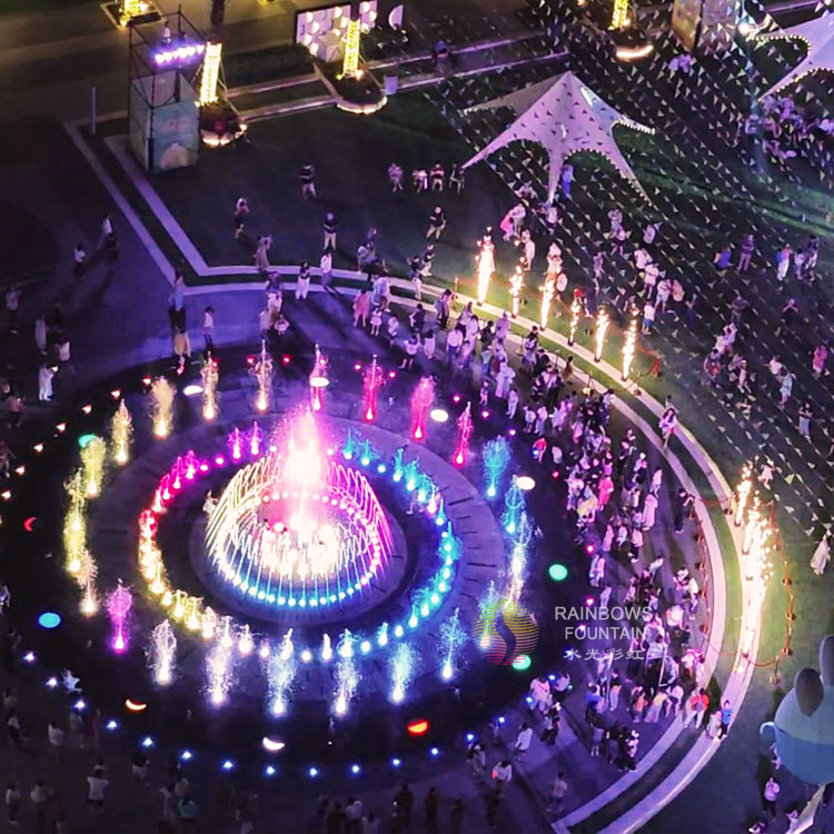 Hotel Musical Fountain
A hotel musical fountain is designed to enhance luxury hotels, resorts, and hospitality venues with elegant water choreography, synchronized music, and colorful LED lighting. The customized fountain system creates a memorable atmosphere and adds value to the guest experience.