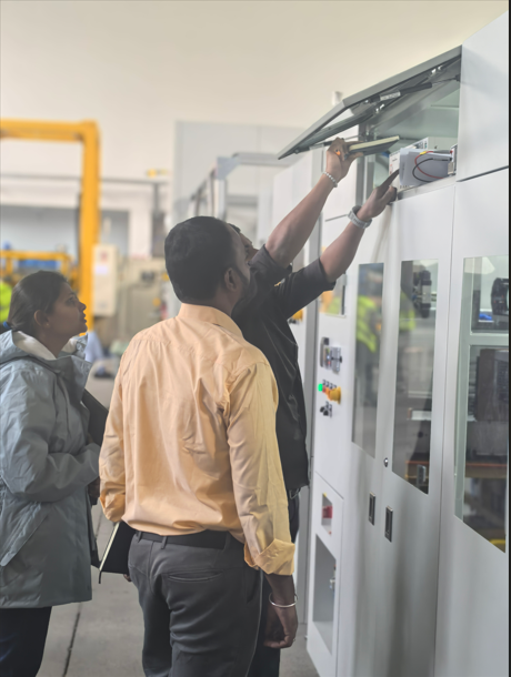 India customer CTP battery pack assembly line