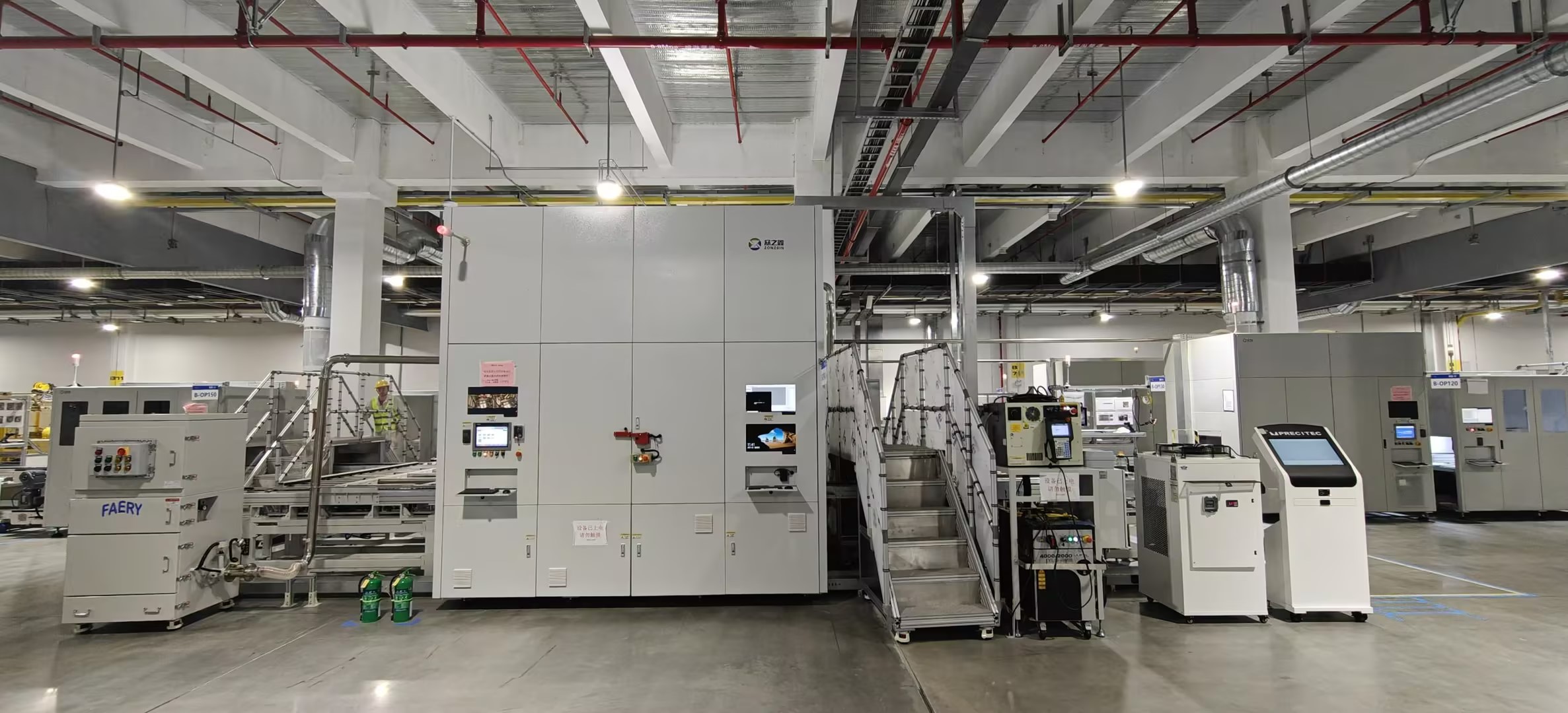 Zonzsin E2 battery pack assembly line