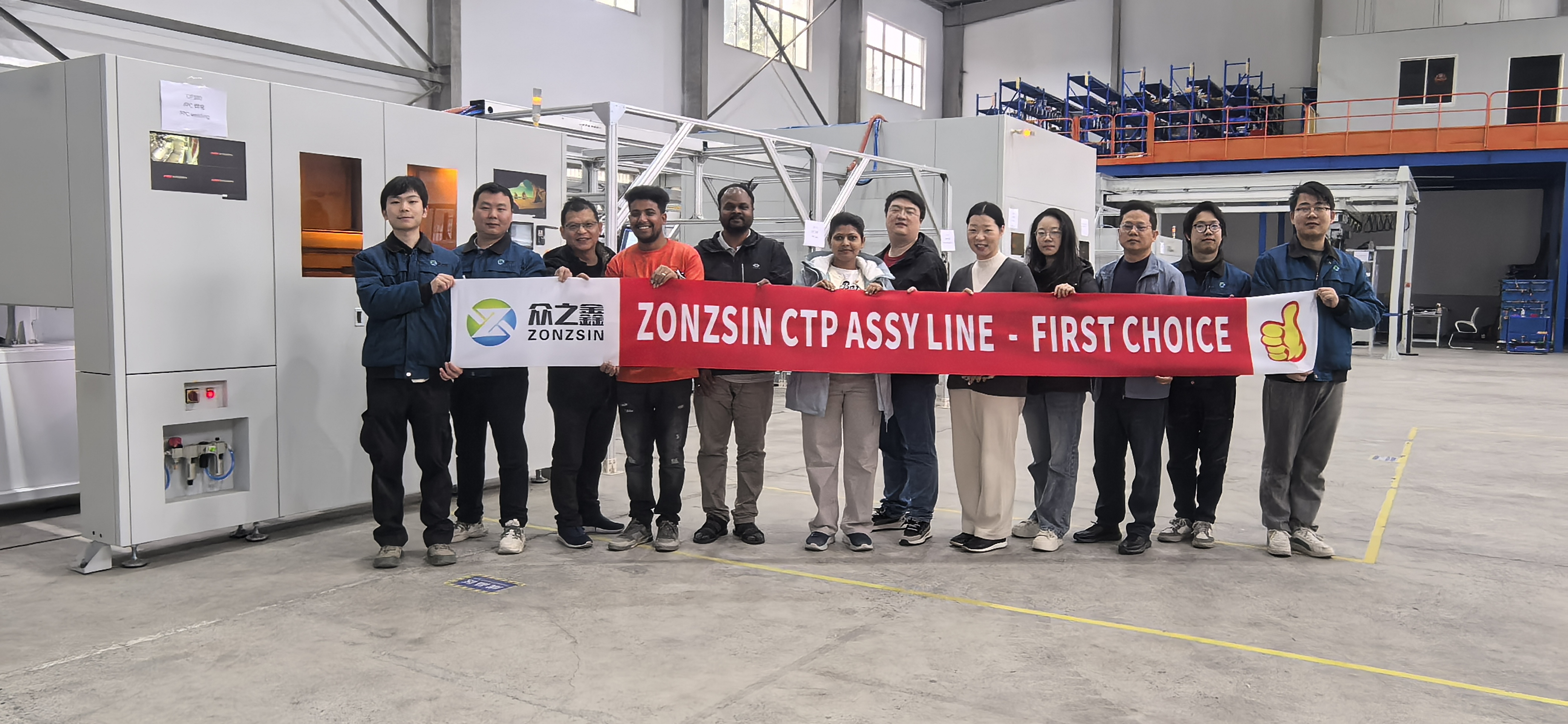 CTP battery pack assembly line deployed at an Indian energy storage site