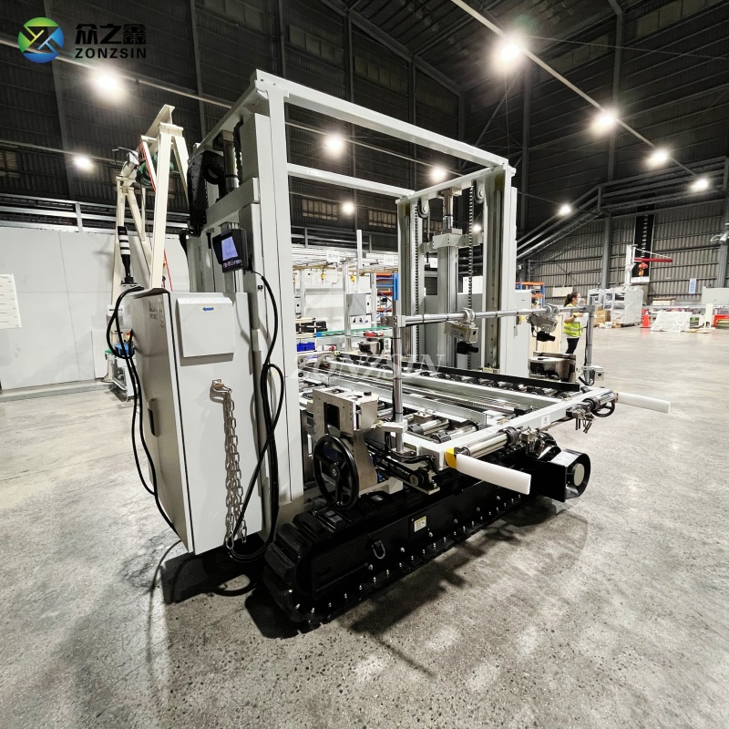 Crawler-driven battery pack insertion robot working on uneven terrain
