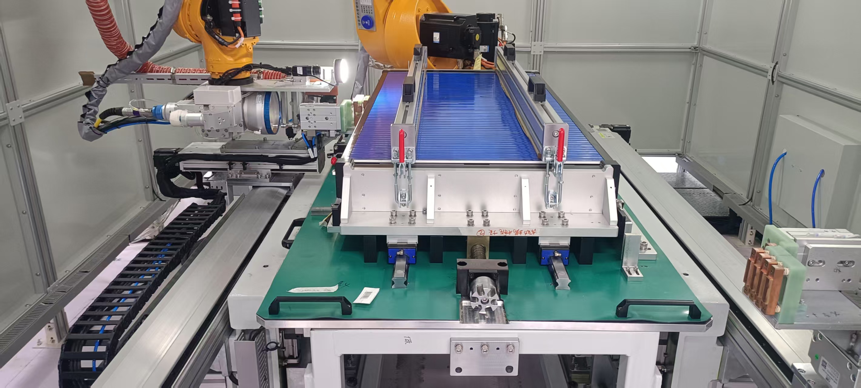 Blade battery pack assembly line from Zonzsin in operation