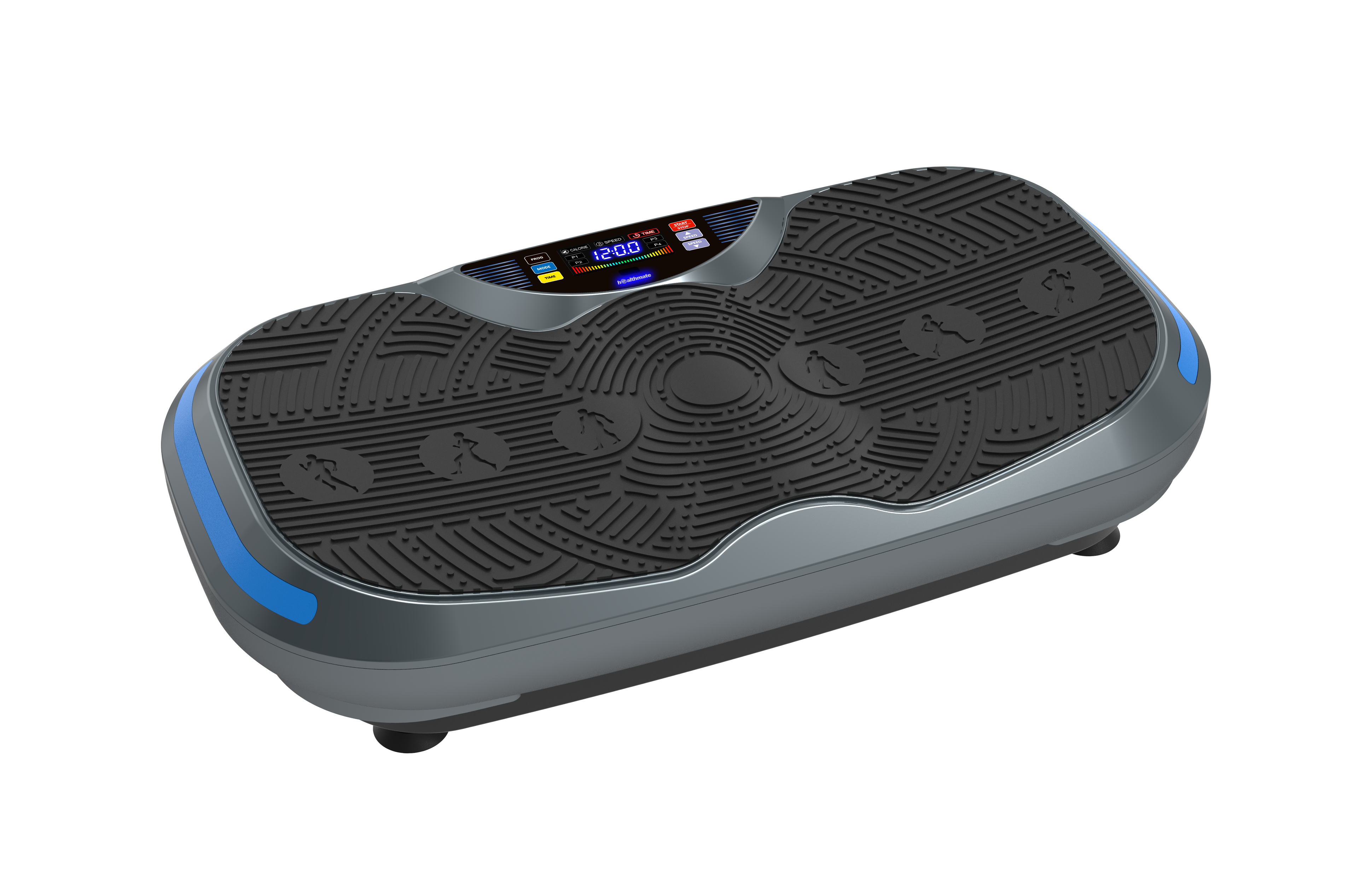 HSM-08VW whole body vibration machine with elastic ropes front view