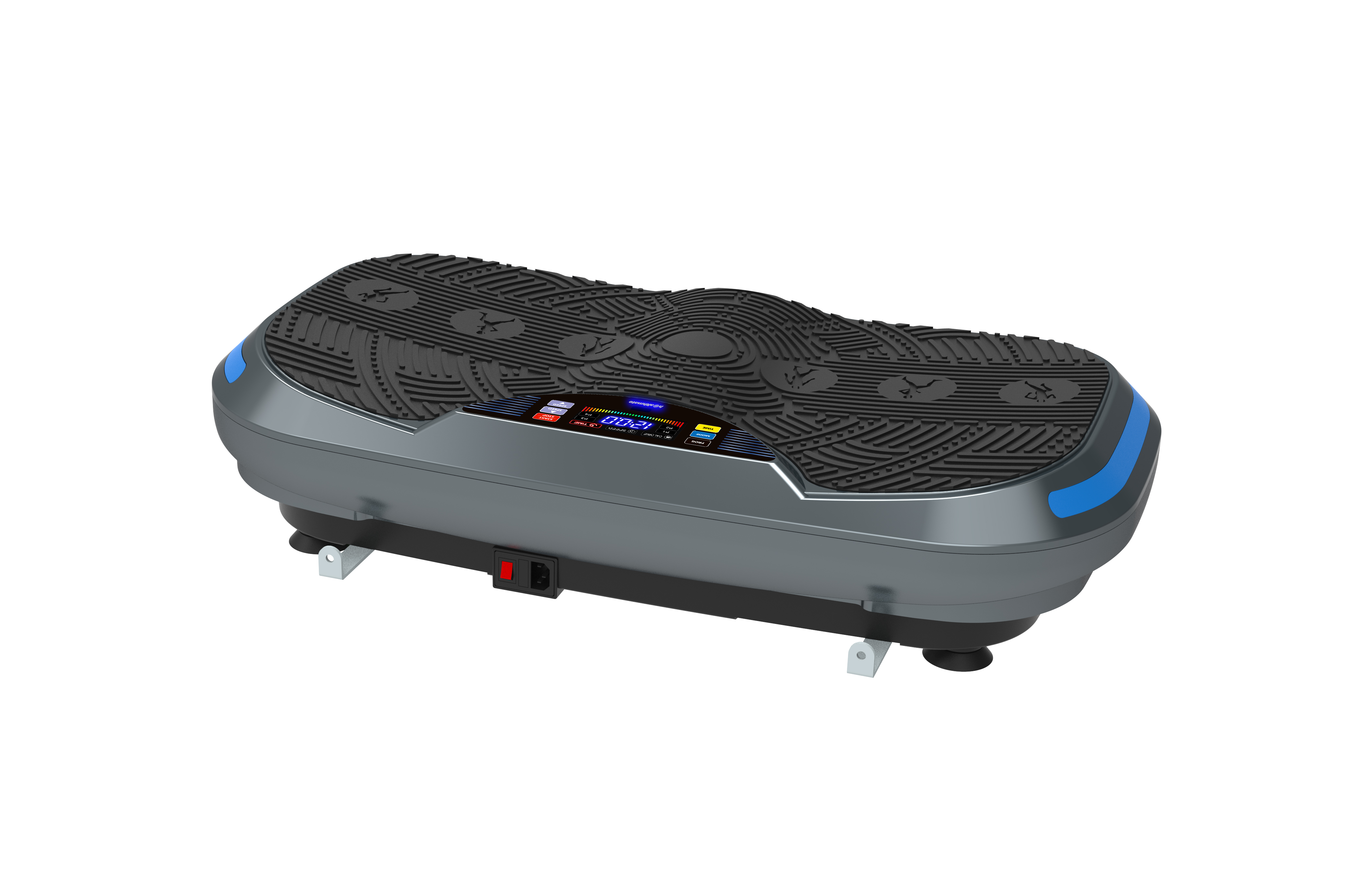HSM-08VW vibration plate side angle showing compact design