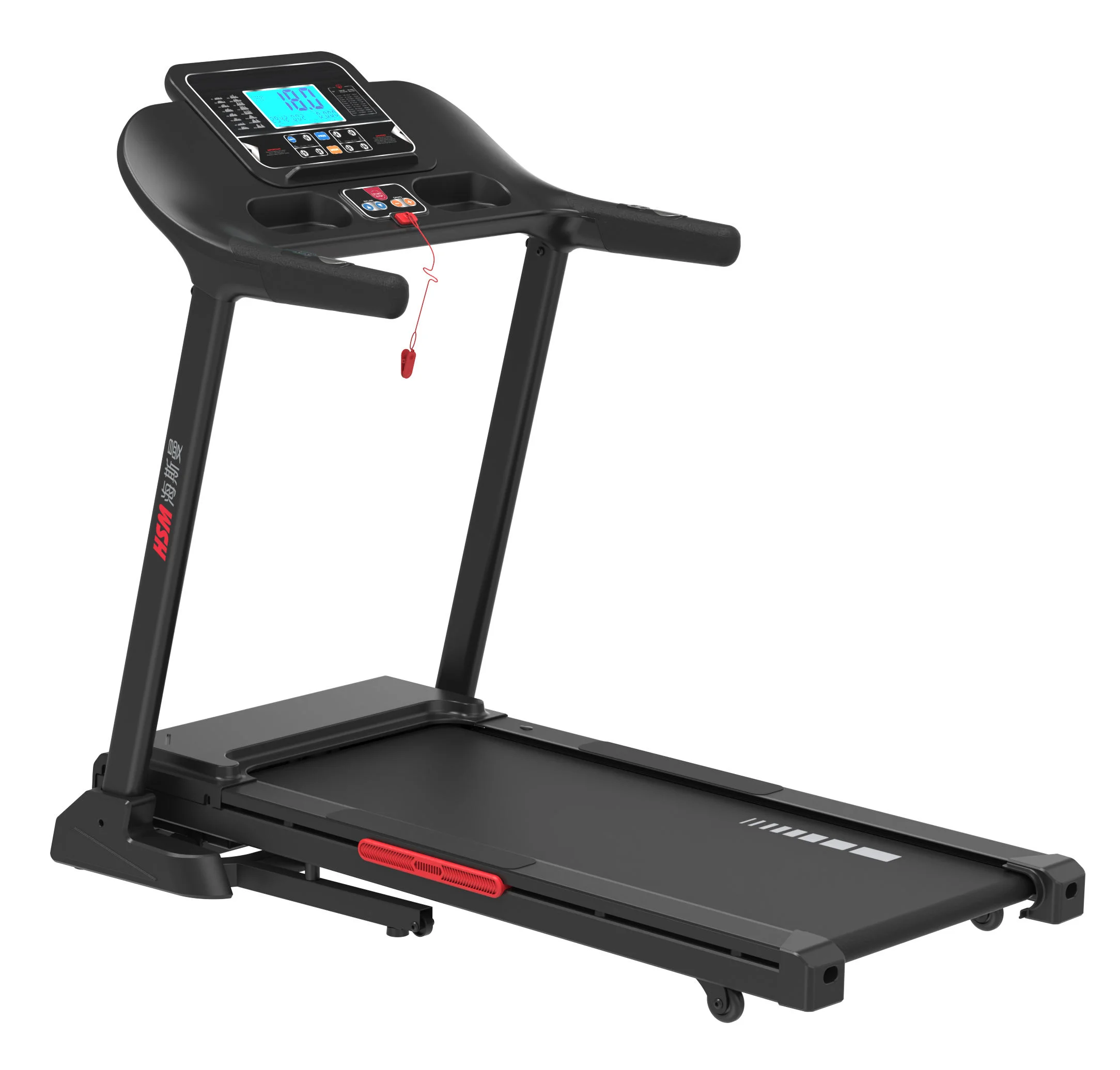 HSM-MT296 treadmill running belt and deck detail