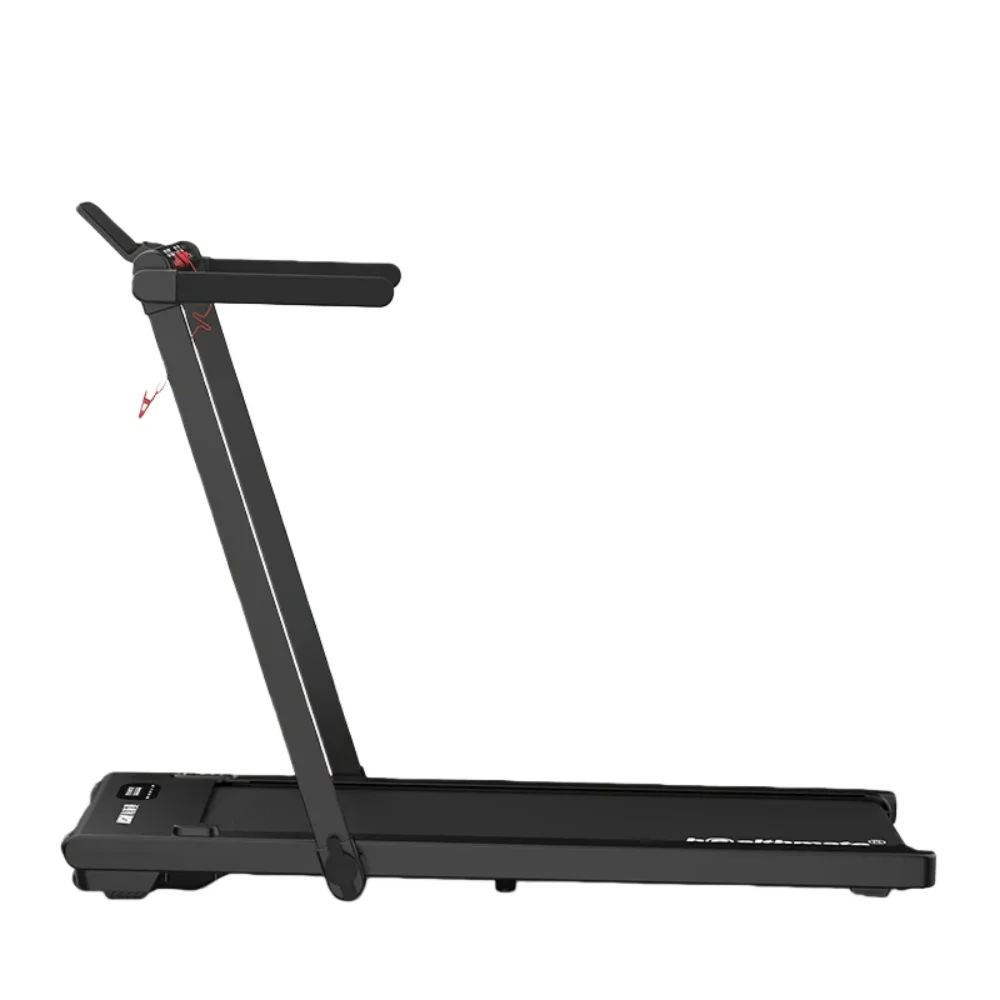 HSM-W09E folding walking pad with handrail and dual-speed 1-14 km/h range