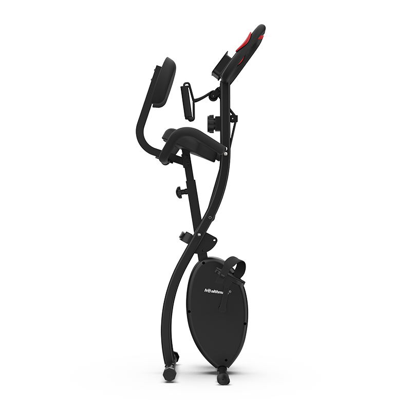 HSM-B135J5 foldable magnetic X-bike with 8 resistance levels and 7 altitude settings