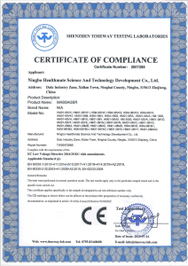 Certificate of Conformity